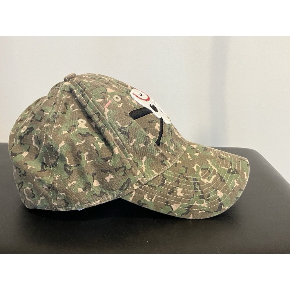 NWOT Rare NIKE Swoosh Skull Stretch Fit Camouflage Baseball Hat, One Size Womens - Picture 4 of 7